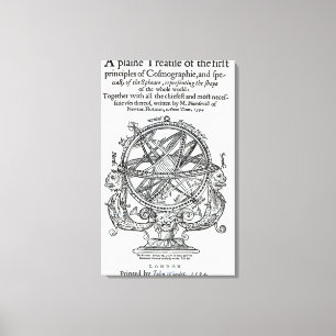 Impressão Em Tela Frontispiece 'de um � liso do tratado '