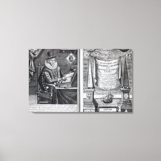 Impressão Em Tela Frontispiece e Titlepage (Frente)