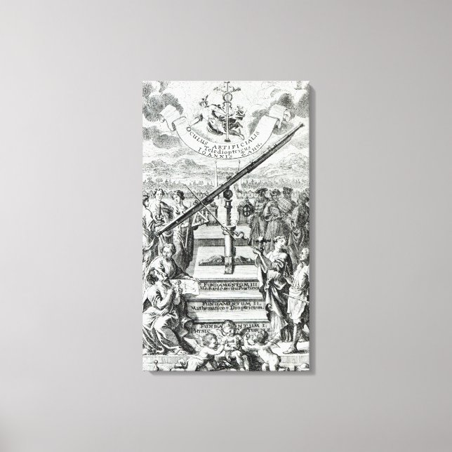 Impressão Em Tela Frontispiece 'Oculus Artificialis (Frente)