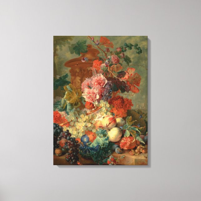 Impressão Em Tela Fruit Piece - Jan van Huysum (1722) (Frente)