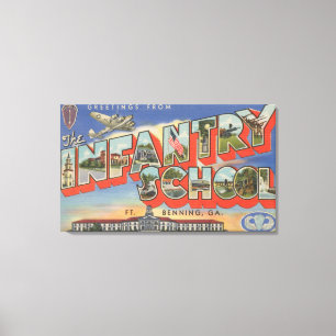 Impressão Em Tela Ft. Benning, Georgia - Escola de Infância