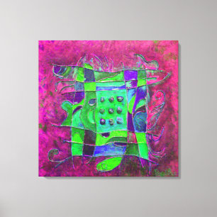 Impressão Em Tela "Fuchsia Abertura" por Paul Buică