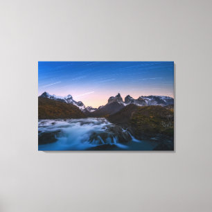 Impressão Em Tela Fugas da estrela sobre Torres Del Paine