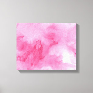 Impressão Em Tela fundo cor-de-rosa da aguarela para o seu