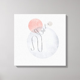 Impressão Em Tela Fundo de Arte em Linhas Boêmio