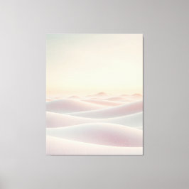 Impressão Em Tela Fundo de luz calma com dunas de areia