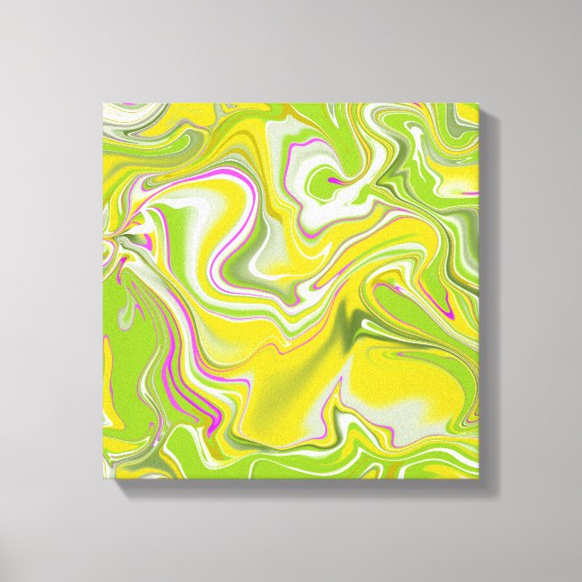 Impressão Em Tela Fundo de mármore verde abstrato. (Frente)