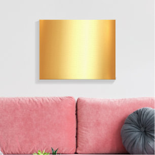 Impressão Em Tela Fundo Dourado Horizontal Elegante Para Sua Foto