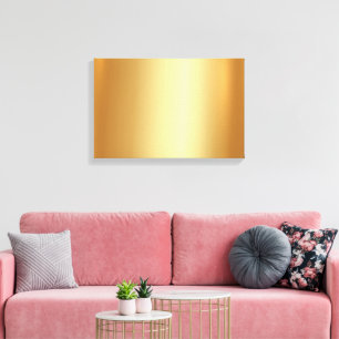 Impressão Em Tela Fundo Dourado Personalizado Para a Sua Foto Glamou