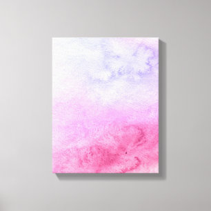 Impressão Em Tela Fundo pintado mão 11 da aguarela abstrata