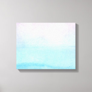 Impressão Em Tela Fundo pintado mão 18 da aguarela abstrata