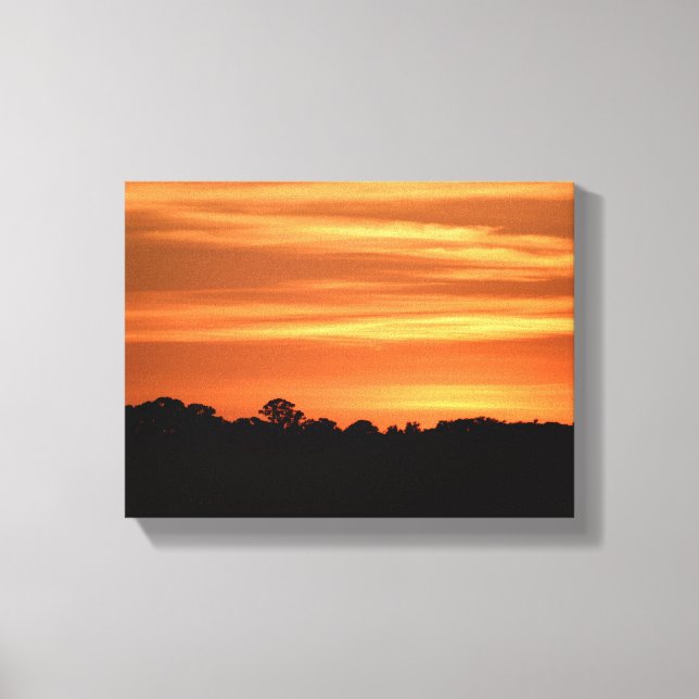 Impressão Em Tela Fundo solar vibrante (Frente)