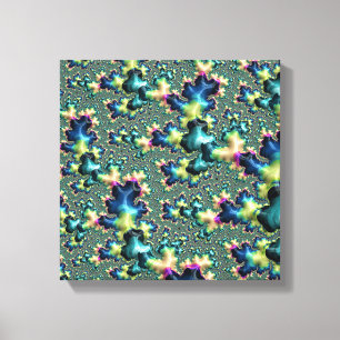 Impressão Em Tela Funky Fractal