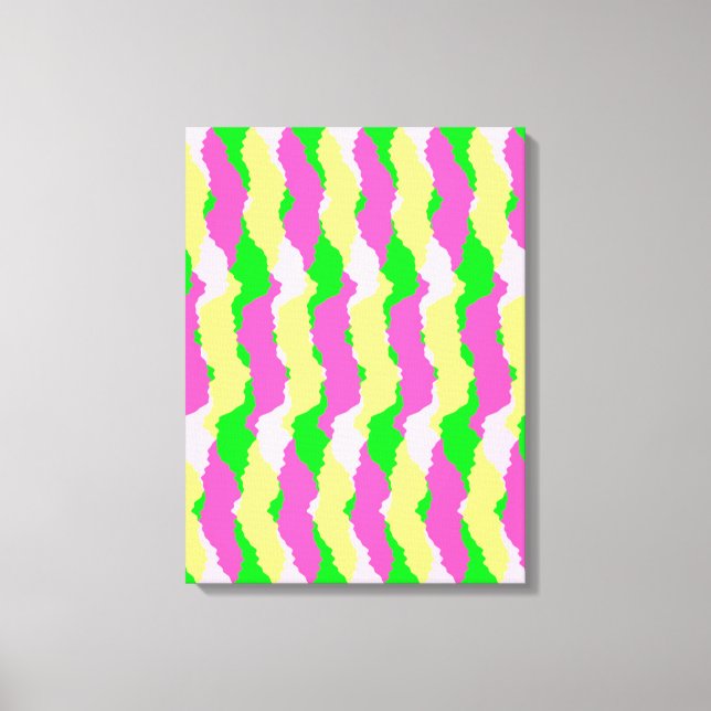 Impressão Em Tela Funky Stripes 2011 (Frente)