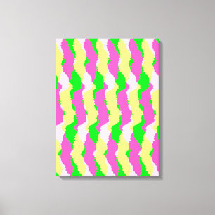 Impressão Em Tela Funky Stripes 2011