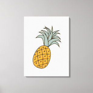Impressão Em Tela Funny cool pineapple 