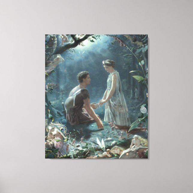 Impressão Em Tela Furries: Sonho de uma Noite de Verão de Shakespear (Frente)