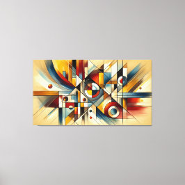 Impressão Em Tela Fusão Abstrata – Peça de Arte Edição Limitada