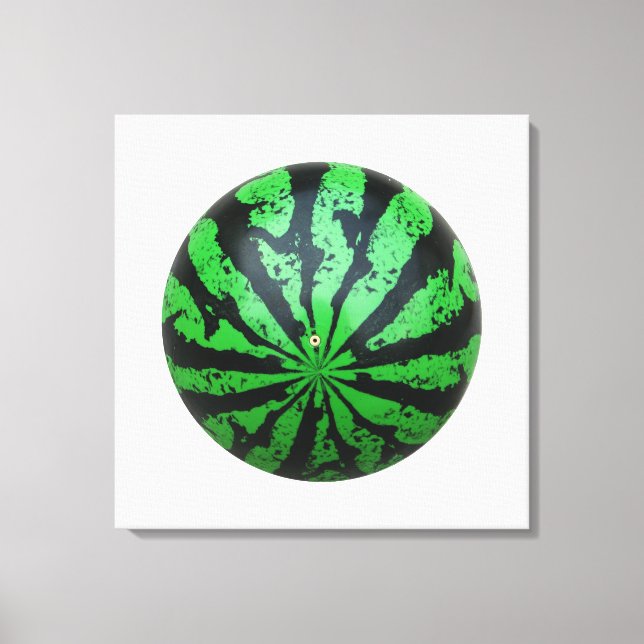 Impressão Em Tela Futebol de melancia / bola de futebol (Frente)