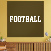 FUTEBOL Texto Branco Esportivo em Negrito sobre Ma
