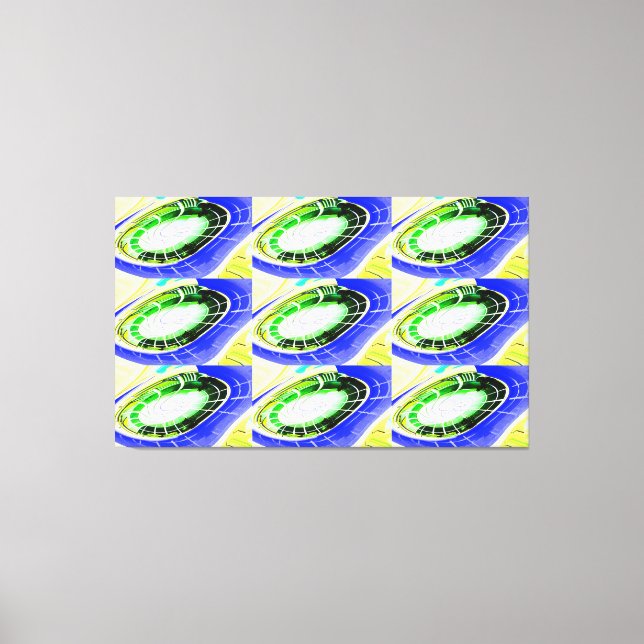 Impressão Em Tela Futura arte de plataformas de aterrissagem de alie (Frente)