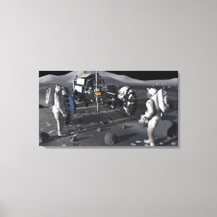 Impressão Em Tela Futuras missões de exploração do espaço