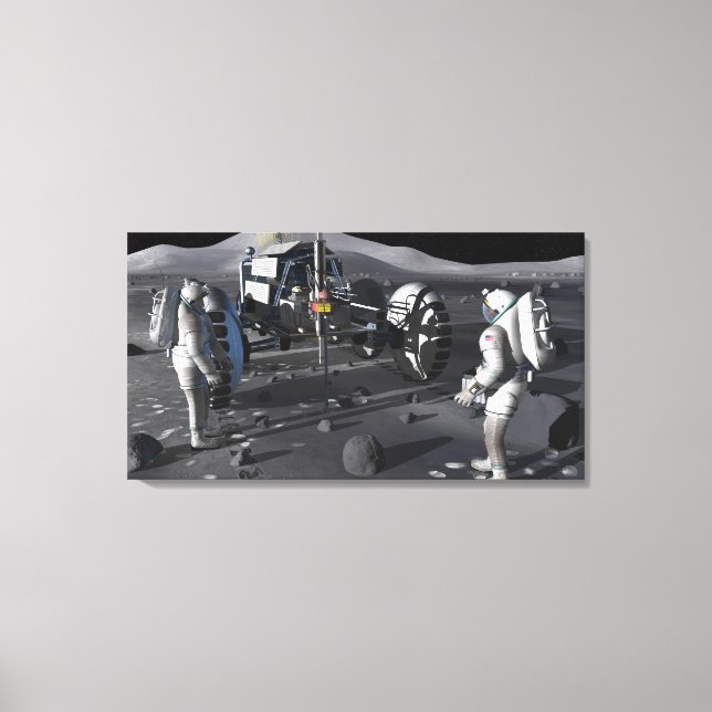 Impressão Em Tela Futuras missões de exploração do espaço (Frente)