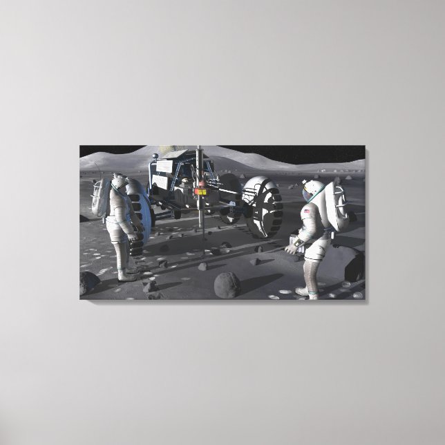 Impressão Em Tela Futuras missões de exploração do espaço 4 (Frente)