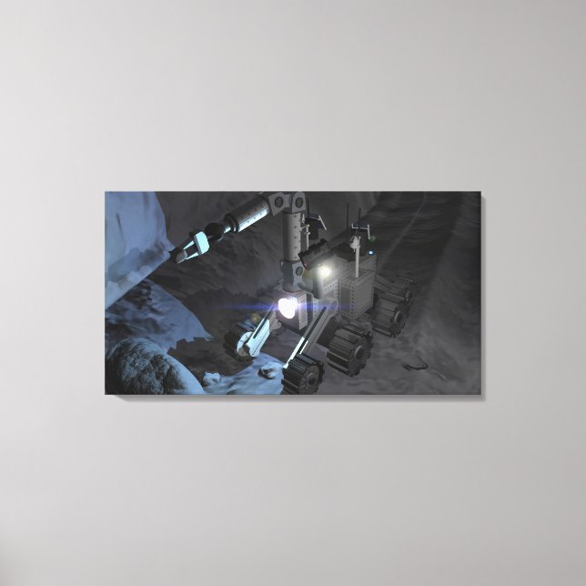 Impressão Em Tela Futuras missões de exploração do espaço 6 (Frente)