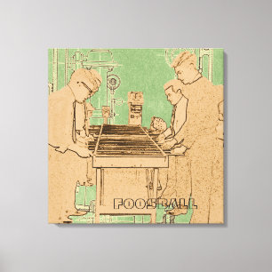 IMPRESSÃO EM TELA FUZBALL FOOSBALL FUZBOLL FOTO DE MESA DE ARTE