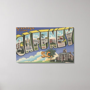 Impressão Em Tela Gaffney, South Carolina - grandes cenas da letra