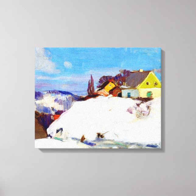 Impressão Em Tela Gagnon - Fazenda, Baie Santo Paul (Frente)