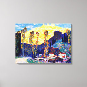 Impressão Em Tela Gagnon - Noite, Siena - pintura famosa