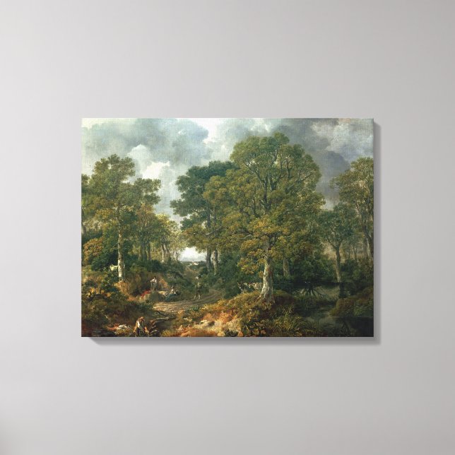Impressão Em Tela Gainsborough's Forest, c.1748 (Frente)