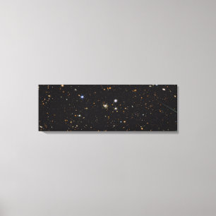 Impressão Em Tela Galáxias de Comprimento Múltiplo Panorama Hubble