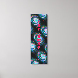 Impressão Em Tela Galáxias Espirais Verdes Longe no Espaço