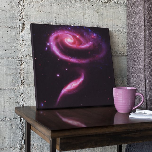 Impressão Em Tela Galáxias Rosa Celestial (Criador carregado)