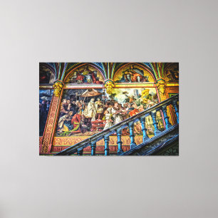 Impressão Em Tela Galeria de Ancestrais - Pintura de Vintagem