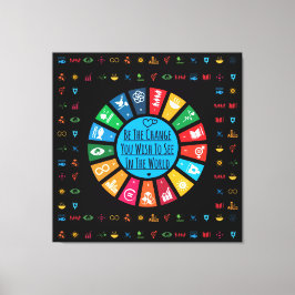 Impressão Em Tela Galeria de Arte de Parede Moderna Elegante Arte Ca