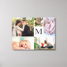 Impressão Em Tela Galeria de colagens Fotográficas da família Monogr
