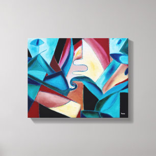 Impressão Em Tela Galeria de Estradas Longas e Winding Embalada