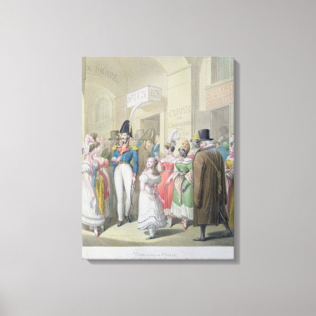 Impressão Em Tela Galerias du Palais-Royal, de "Tableau de (Frente)