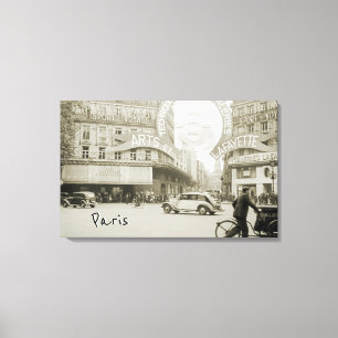 Impressão Em Tela Galeries Lafayette Paris Haussmann 1940 Fotografia