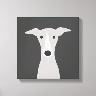 Impressão Em Tela Galgo Grego, Galgo Grego italiano ou Cão Beijo