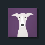 Impressão Em Tela Galgo Grego, Galgo Grego italiano ou Cão Beijo<br><div class="desc">Desenho de desenho animado de uma cinza e de um cão branco Greyhound. Uma tela divertida para quem ama Greyhounds,  italianos Greyhounds ou Whippets. Visite o Doodle World de Jenn para ver as mais bonitas artes animais e ilustrações do amante de animais de estimação.</div>