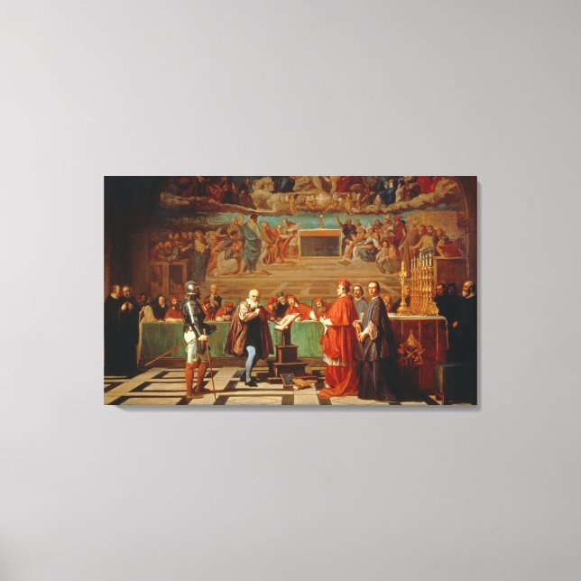 Impressão Em Tela Galileo Galilei (1564-1642) antes dos membros do (Frente)