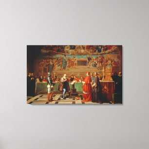 Impressão Em Tela Galileo Galilei (1564-1642) antes dos membros do