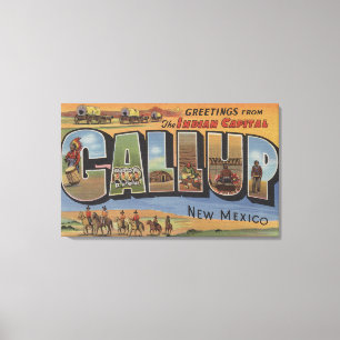 Impressão Em Tela Gallup, New mexico - grandes cenas 2 da letra