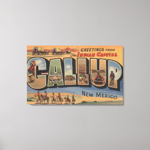 Impressão Em Tela Gallup, New mexico - grandes cenas da letra