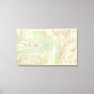 Impressão Em Tela Galveston, porto de Charleston, porto Hudson